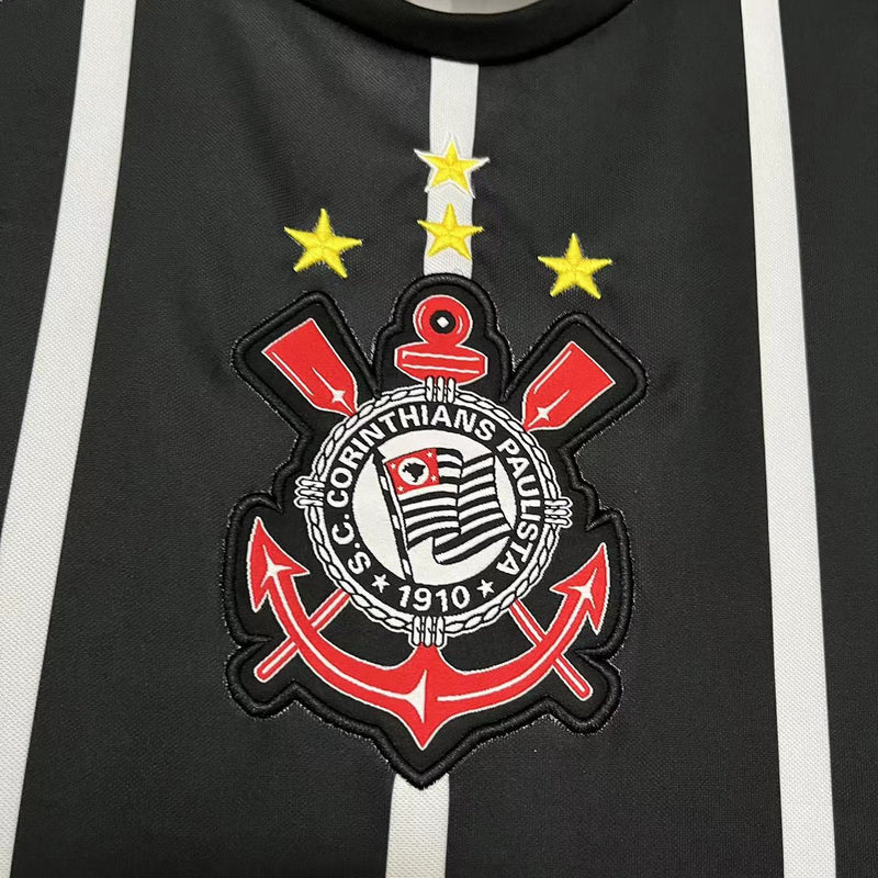 Camisa Corinthians Retro Away 03/04 Torcedor Nike Masculina - Preto