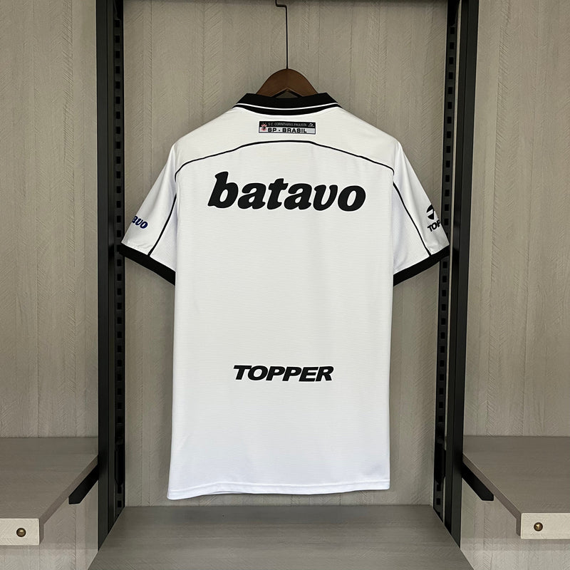 Camisa Corinthians Retro Home 1999 Torcedor Topper Masculina - Branca