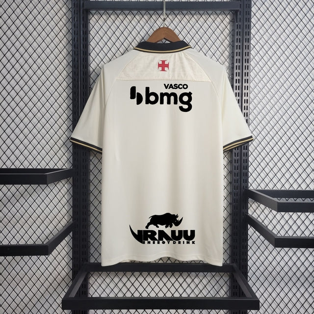 Camisa Vasco da Gama Third 22/23 + Todos os Patrocínios Torcedor Kappa Masculino - Branca