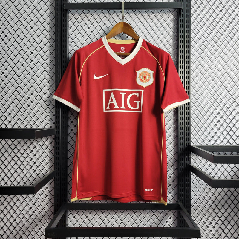 Camisa Manchester United Home Retro 05/06 Nike Masculina - Vermelho