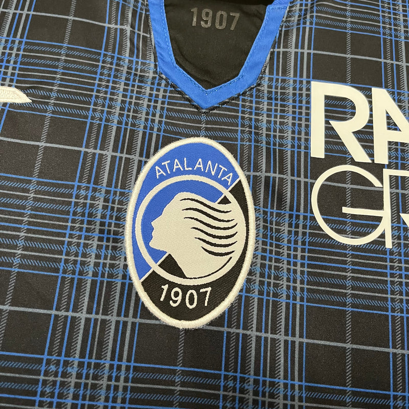 Camisa Atalanta Home 23/24 Torcedor Joma Masculina - Azul e Preto