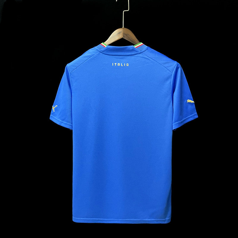 Camisa Itália Home 22/23 Torcedor Puma Masculina - Azul