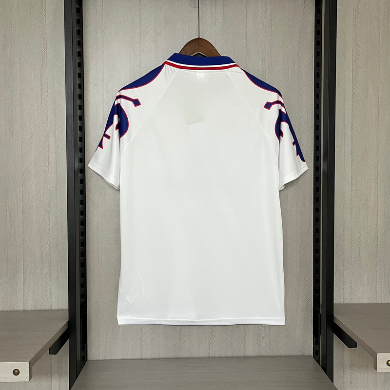 Camisa Fiorentina Away Retro 95/96 Torcedor Fila Masculino - Branco e Roxo