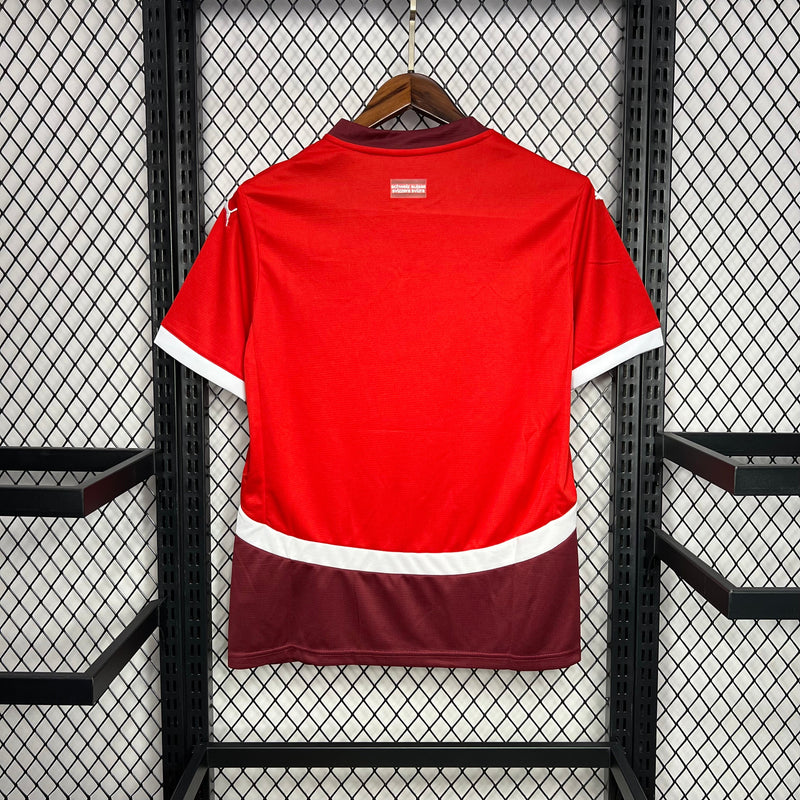 Camisa Suiça Home 24/25 Torcedor Puma Masculina - Vermelho