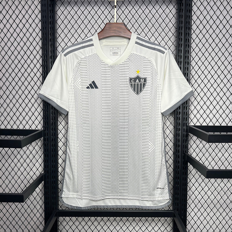 Camisa Atlético Mineiro Away 24/25 Torcedor Adidas Feminino - Branca e Cinza