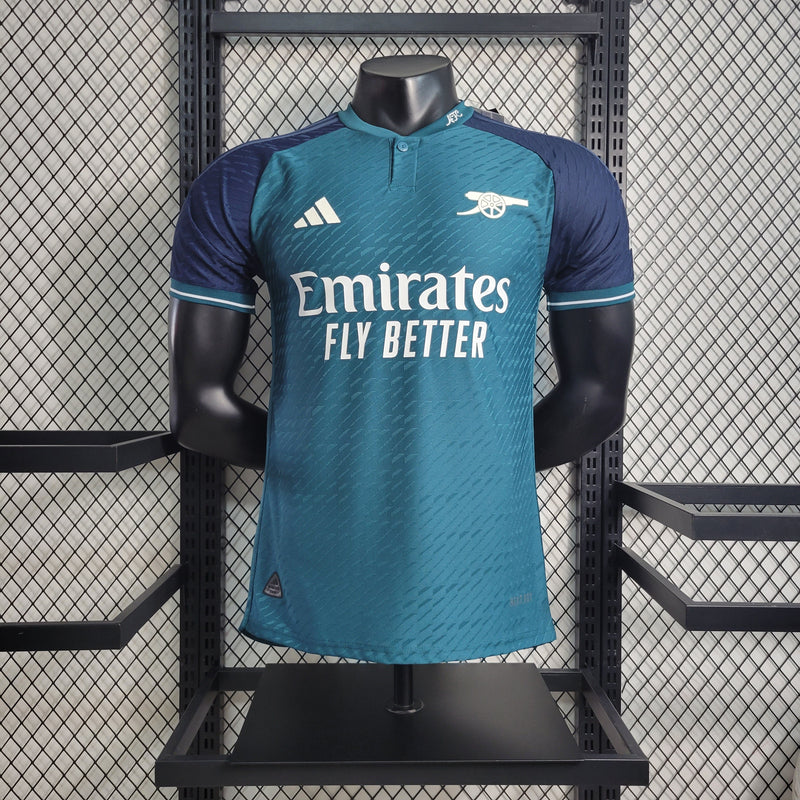 Camisa Arsenal Third 23/24 Jogador Adidas Masculina - Azul