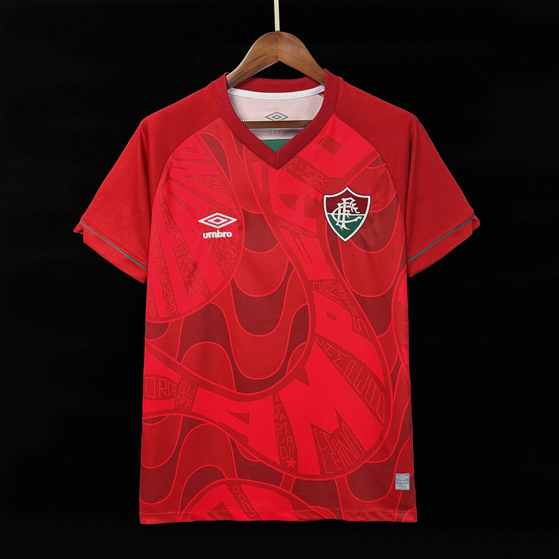 Camisa Fluminense Treino 24/25 Torcedor Umbro Masculina - Vermelha