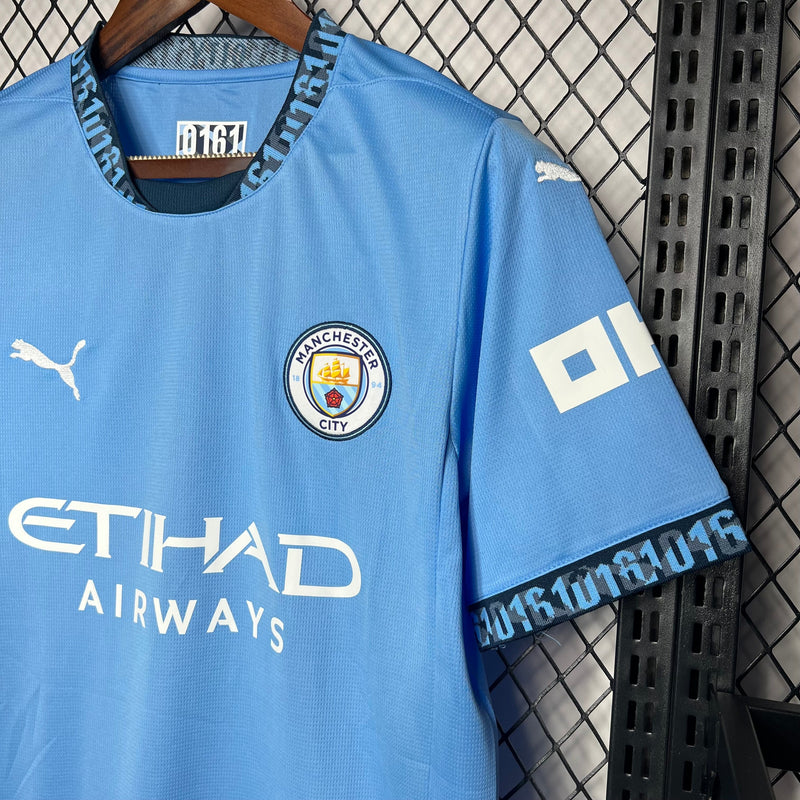 Camisa Manchester City Home 24/25 Torcedor Puma Masculina - Azul