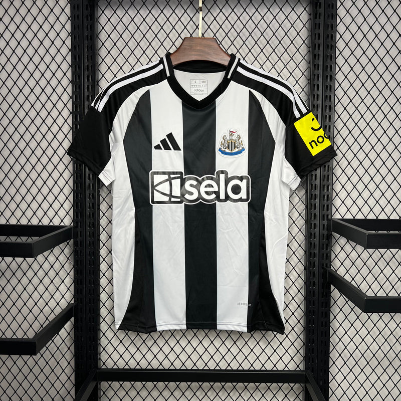 Camisa Newcastle Home 24/25 Torcedor Adidas Masculina - Preto e Branca