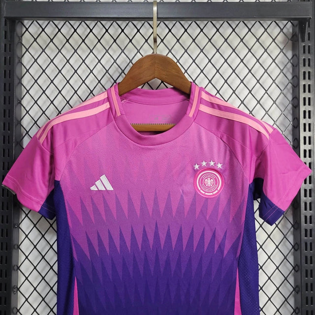 Kit Infantil Alemanha Away 24/25 Adidas Unissex - Rosa