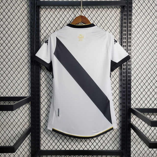 Camisa Vasco da Gama Away 23/24 Kappa Feminina - Branca