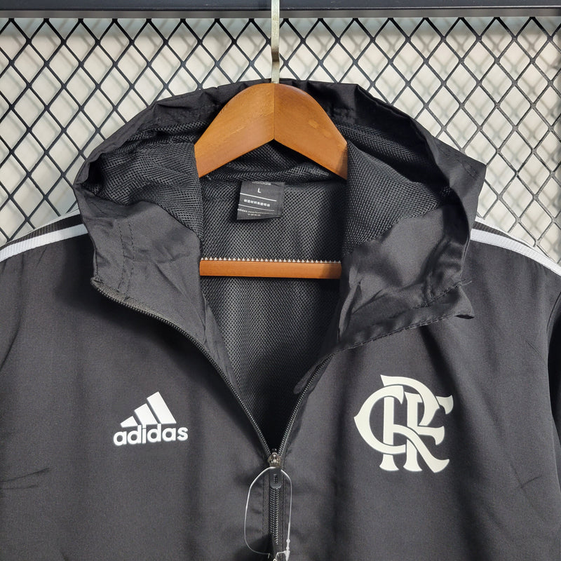 Corta Vento Flamengo 23/24 Adidas Unissex - Preto