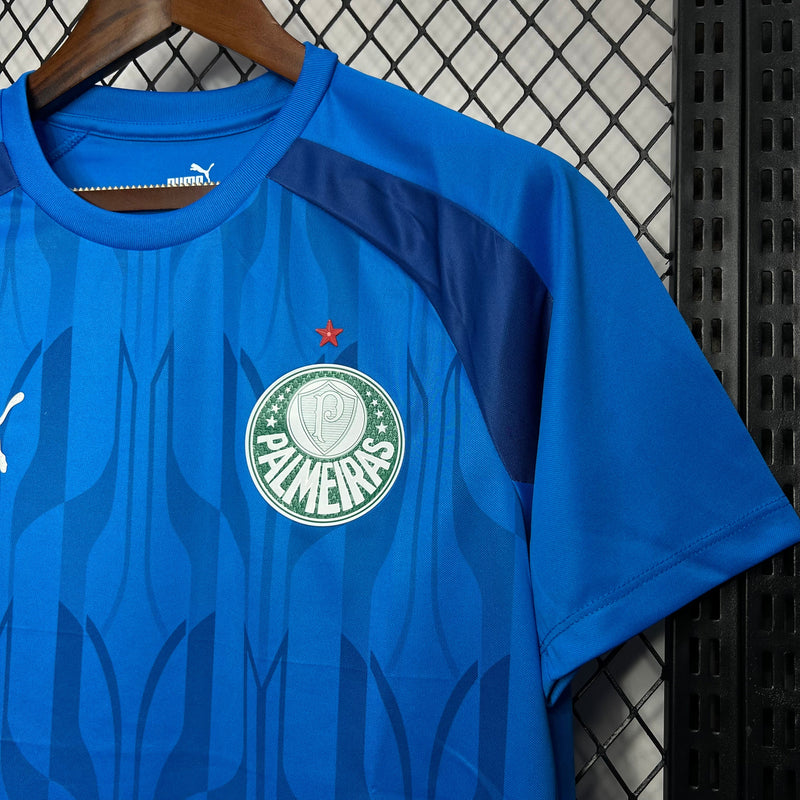 Palmeiras Pré Jogo 24/25 Torcedor Puma Masculino - Azul