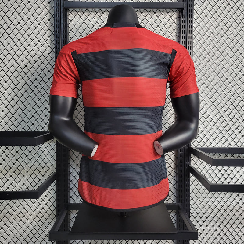 Camisa Flamengo Home 23/24 Jogador Adidas Masculina - Vermelho e Preto