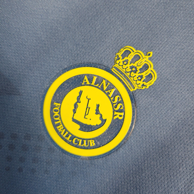 Camisa Al Nassr Fourth 22/23 Torcedor Masculina - Azul