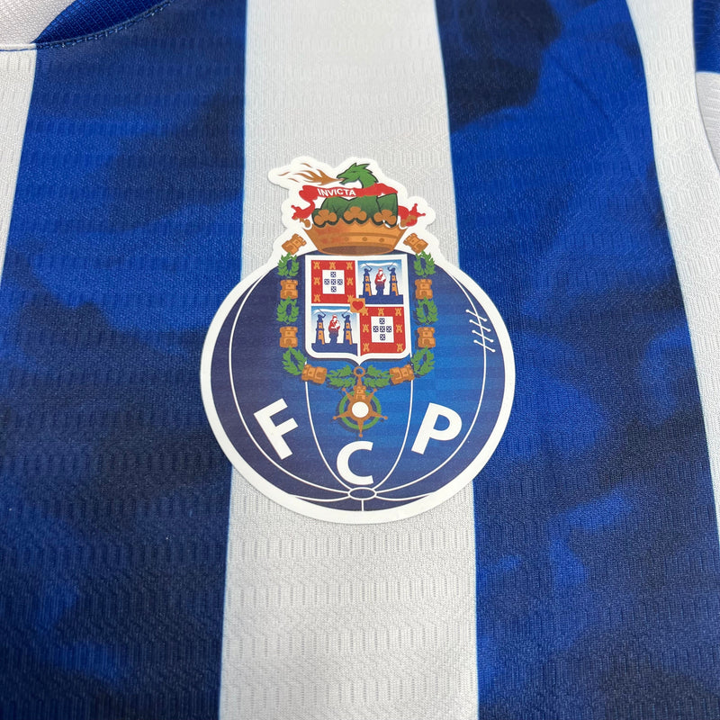 Camisa Porto Home 24/25 Torcedor NB Masculina - Azul e Branco