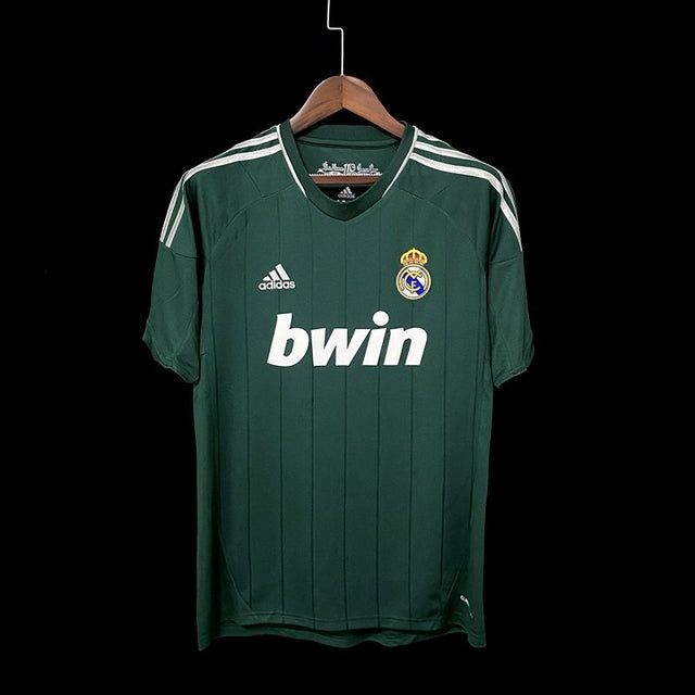 Camisa Real Madrid Retrô Third 12/13 Adidas Masculina - Verde Escuro