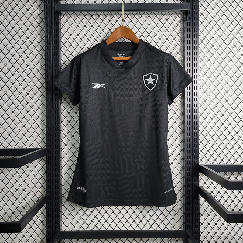 Camisa Botafogo Away 23/24 Torcedor Reebok Feminino - Preta