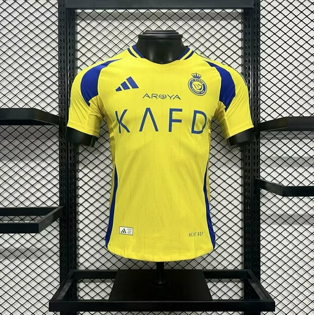 Camisa Al Nassr Home 24/25 Jogador Adidas Masculina - Amarela