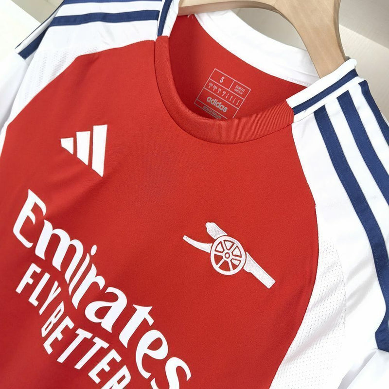 Camisa Arsenal Home 24/25 Torcedor Adidas Masculina - Vermelha e Branca