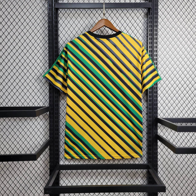 Camisa Jamaica Edição Especial Bob Marley 24/25 Torcedor Adidas Masculina - Amarela e Verde