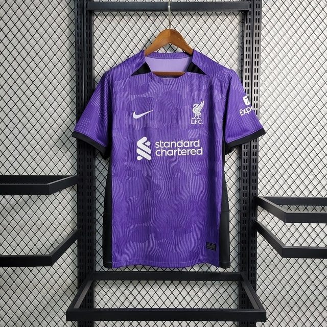 Camisa Liverpool Third 23/24 Torcedor Nike Masculina - Roxo