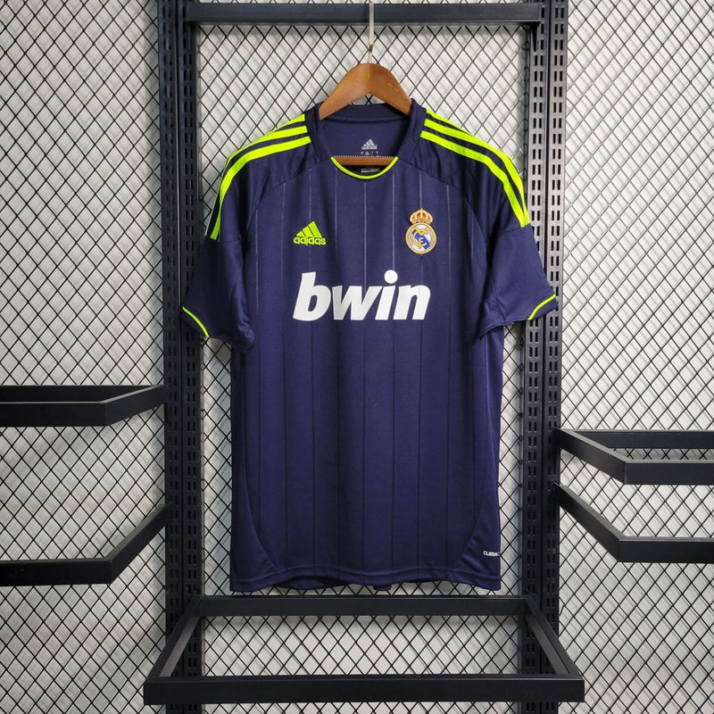 Camisa Real Madrid Retrô Away 12/13 Adidas Masculina - Azul Escuro