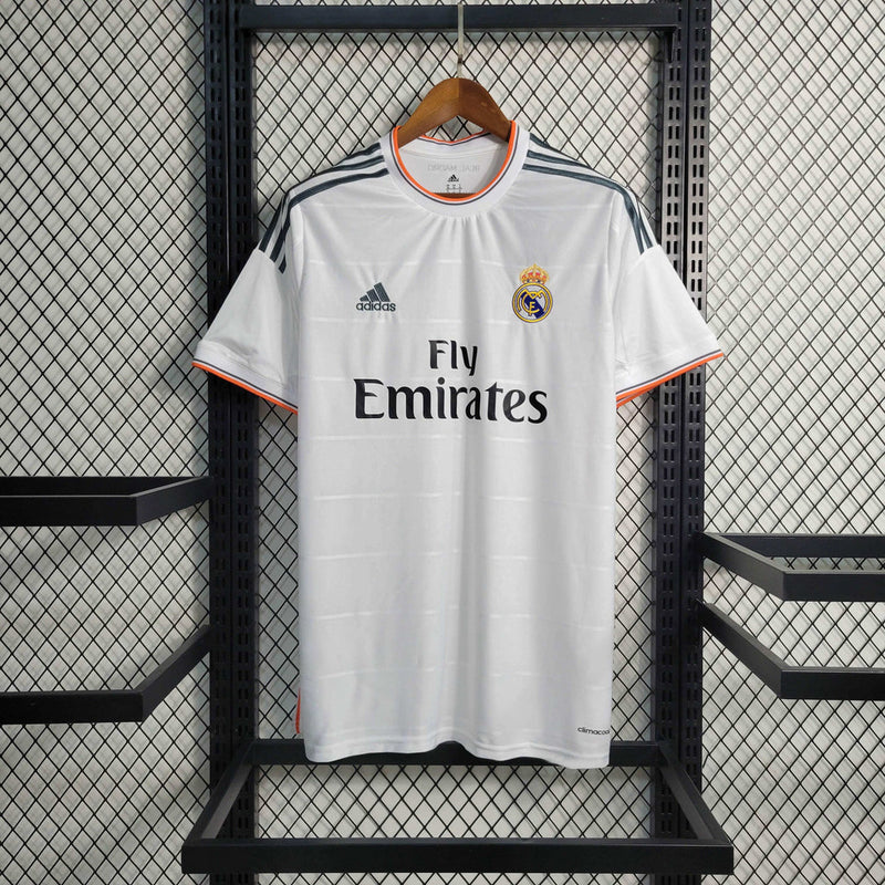 Camisa Real Madrid Retrô Home 13/14 Adidas Masculina - Branca