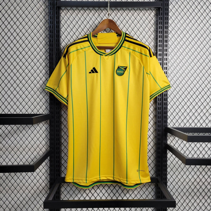 Camisa Jamaica Home 23/24 Torcedor Adidas Masculina - Amarela