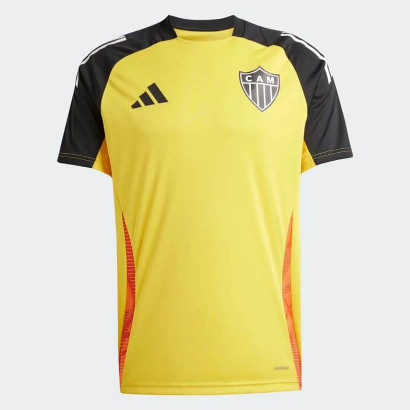 Camisa Atlético Mineiro Treino 25/26 Torcedor Adidas Masculino - Amarelo