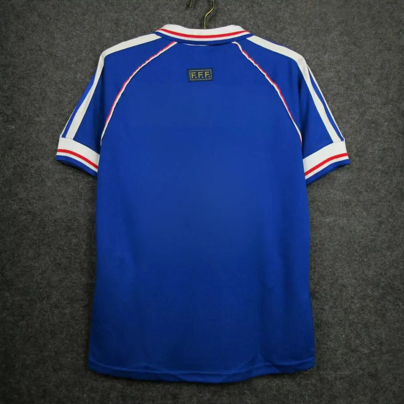 Camisa França Home Retrô 1998 Torcedor Adidas Masculina - Azul