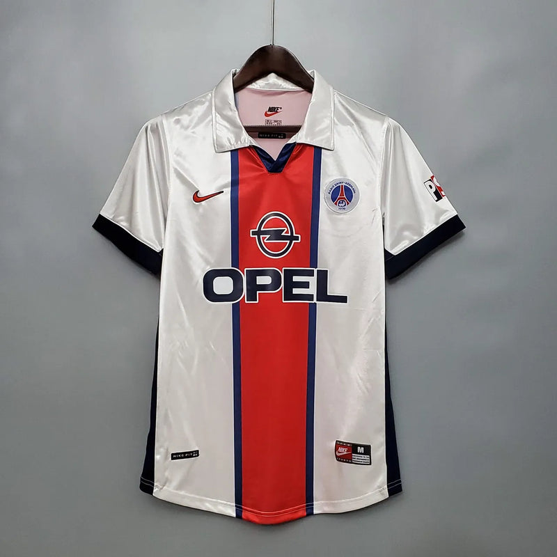 Camisa PSG Home Retro 98/99 Torcedor Nike Masculina - Branco e Vermelho