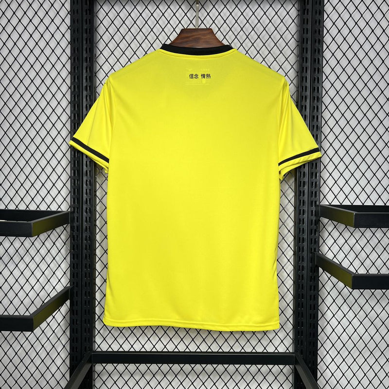 Camisa Lazio Third 24/25 Torcedor Mizuno Masculina - Amarelo