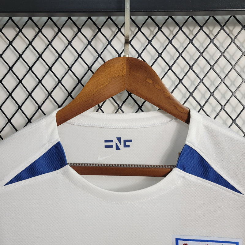 Camisa Inglaterra Feminino Home 23/24 Torcedor Nike Feminina - Branco e Azul