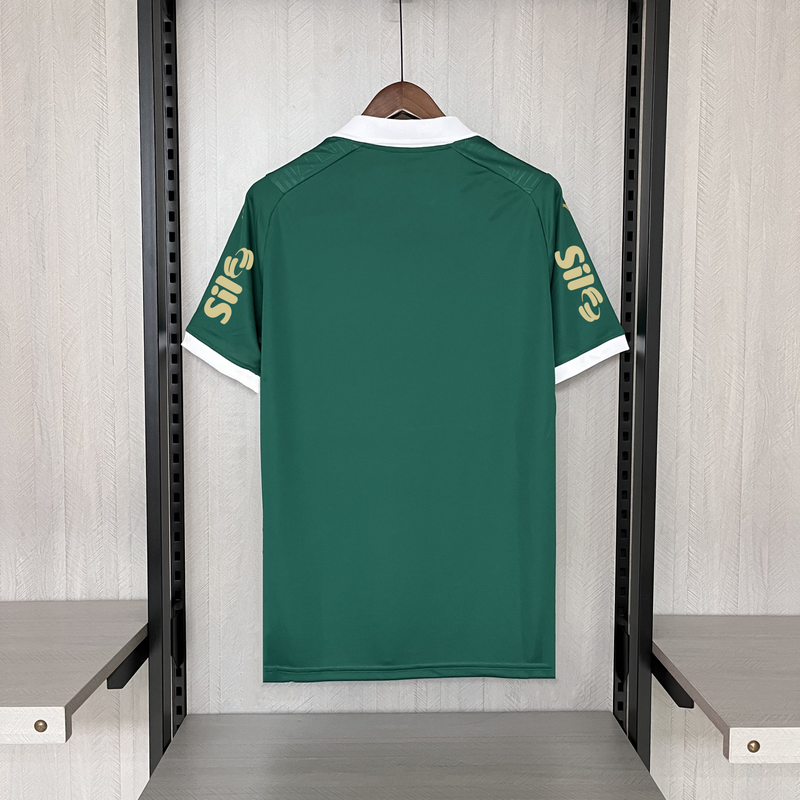 Palmeiras Home 24/25 Todos os Patrocinadores 2025  Torcedor Puma Masculino - Verde