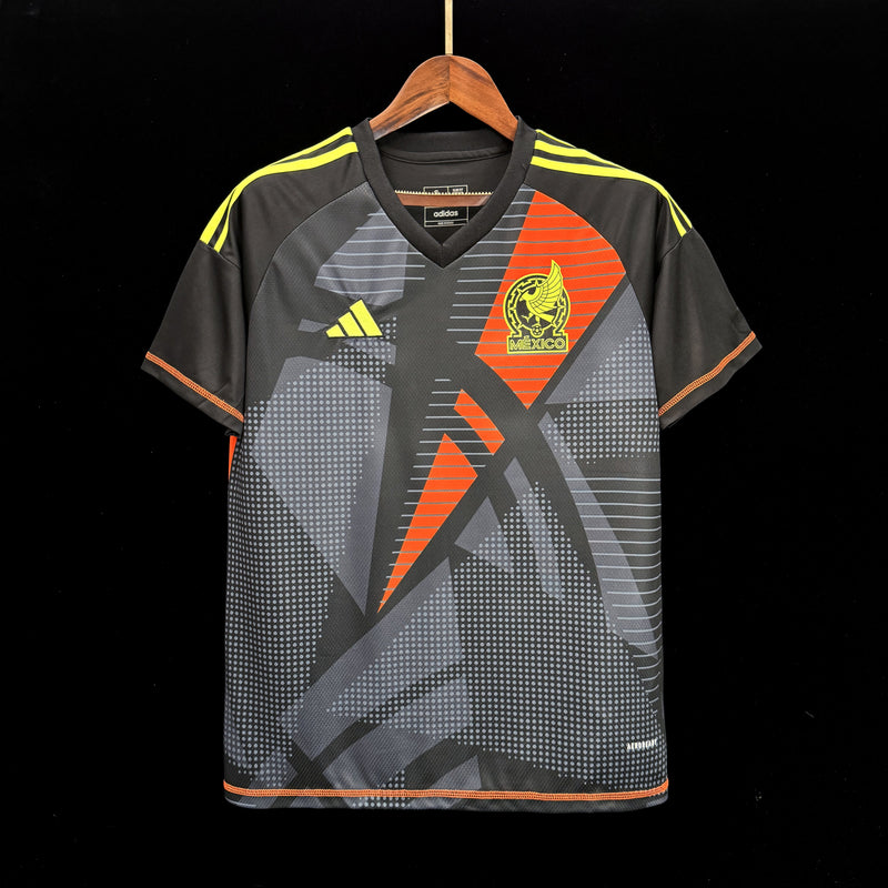 Camisa México Goleiro 24/25 Torcedor Adidas Masculina - Preta