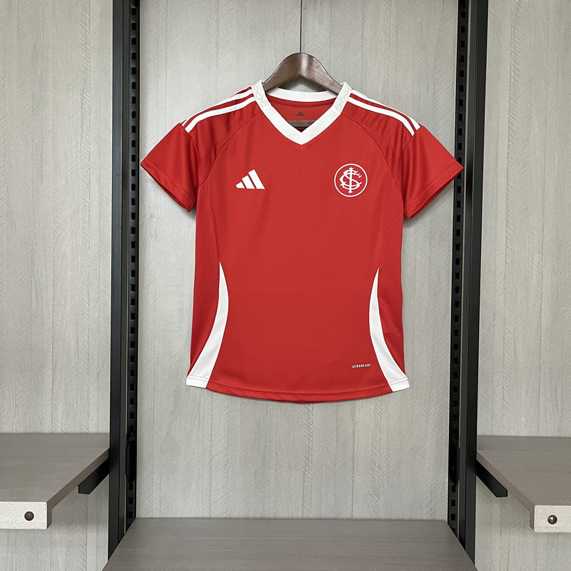 Camisa Internacional Home 25/26 Torcedor Adidas Feminino - Vermelho