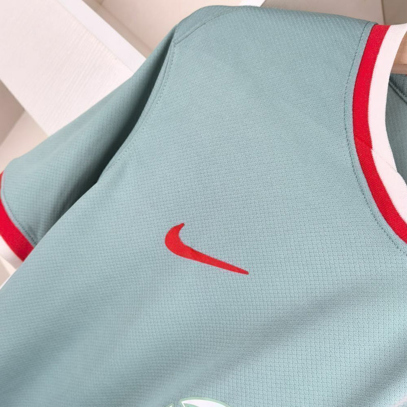 Camisa Atlético de Madrid Away 24/25 Torcedor Nike Masculina - Cinza