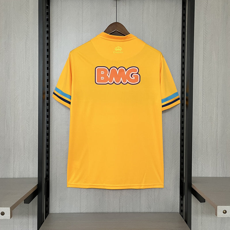 Camisa Cruzeiro Goleiro Retro 14/15 Torcedor Masculino Olympikus - Amarelo