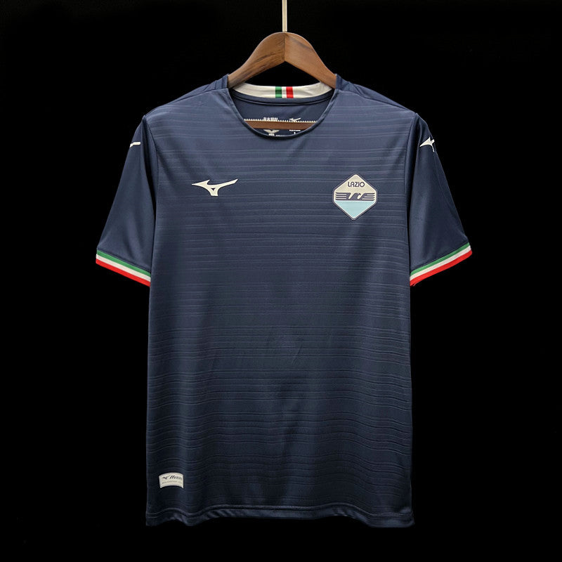 Camisa Lazio Away 23/24 Torcedor Mizuno Masculina - Azul Marinho