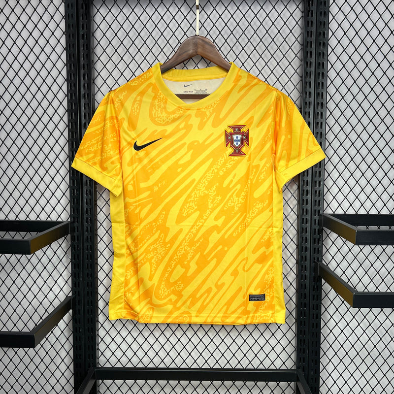 Camisa Portugal Goleiro 24/25 Torcedor Nike Masculina - Amarela