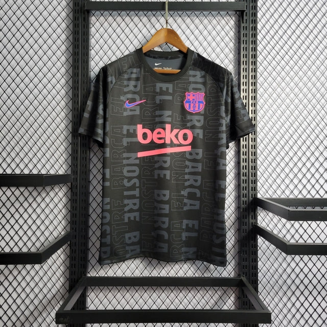 Camisa Barcelona Treino 22/23 Torcedor Nike Masculina - Preta