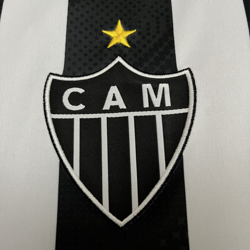 Camisa Atlético Mineiro Home 24/25 Torcedor Adidas Masculino - Preto e Branco