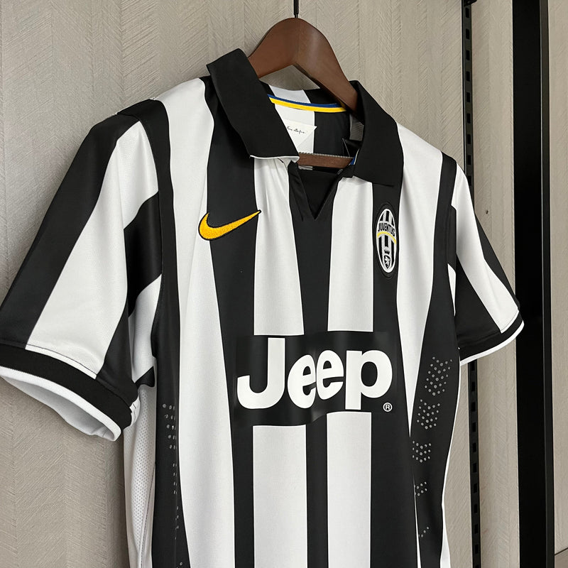 Camisa Juventus Home Retro 14/15 Torcedor Nike Masculino - Preta e Branca