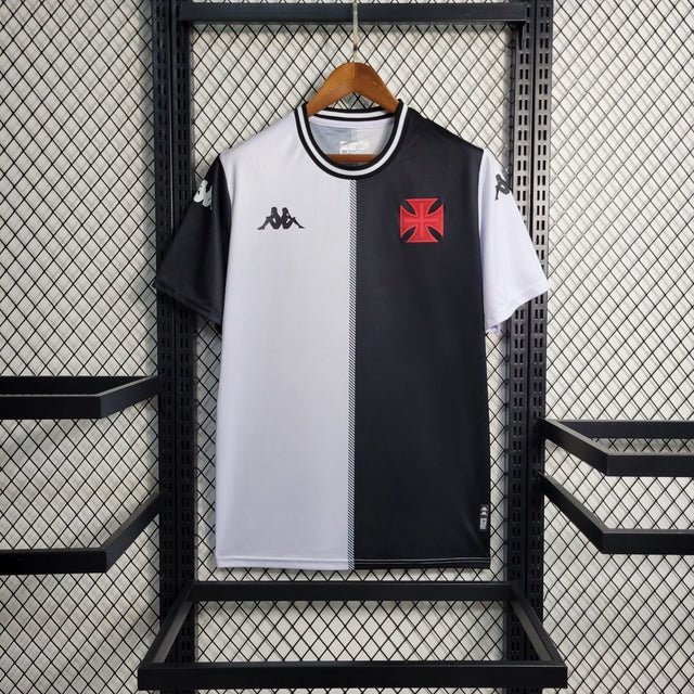 Camisa Vasco da Gama Edição Conceito 23/24 Torcedor Kappa Masculina - Preta e Branca