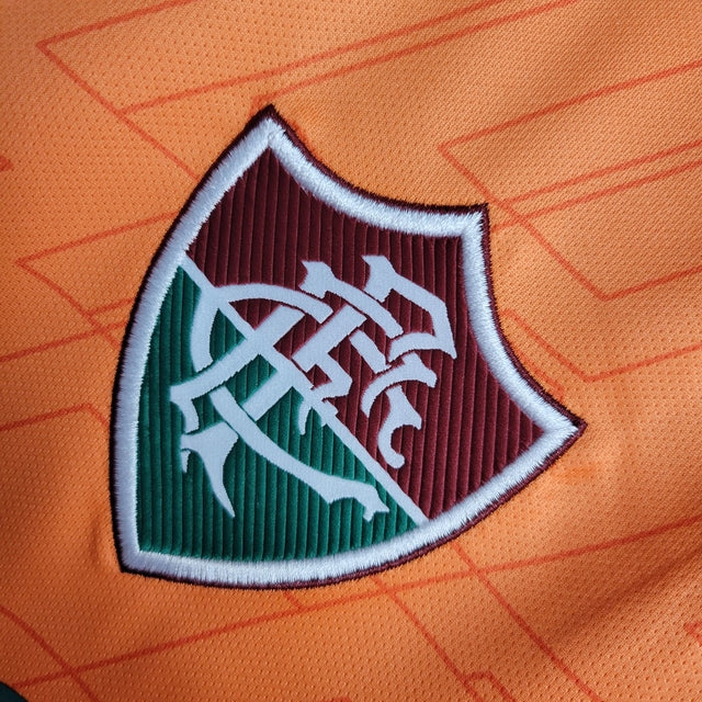 Camisa Fluminense Goleiro 22/23 Torcedor Umbro Masculina - Laranja