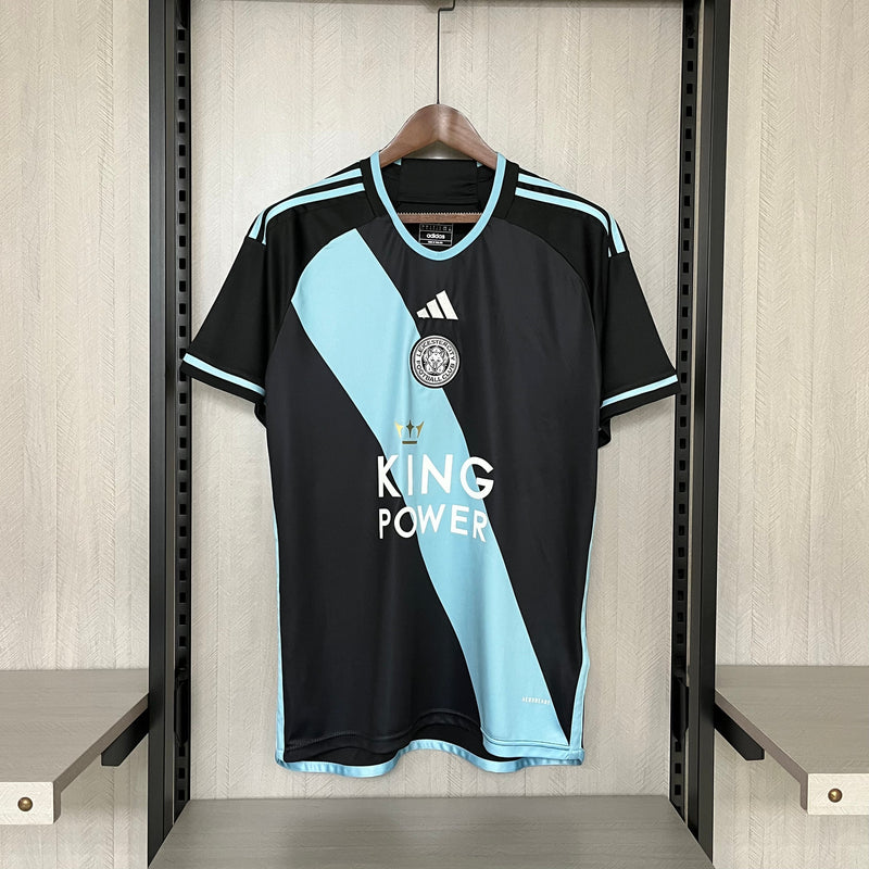 Camisa Leicester Third 23/24 Torcedor Adidas Masculina - Preto e Azul