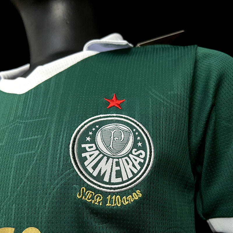 Kit Infantil Palmeiras Home 24/25 Camisa + Shorts Puma Unissex - Verde