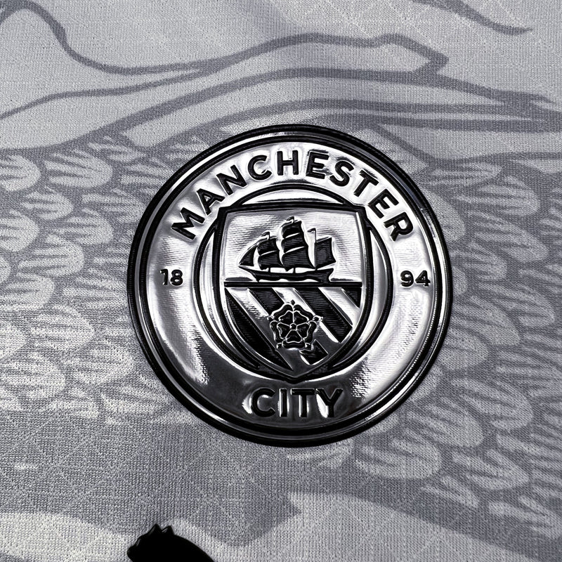 Camisa Manchester City Edição Especial Ano Chines 24/25 Jogador Puma Masculina - Branco