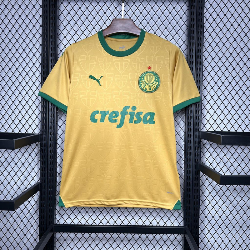 Camisa Palmeiras Third 24/25 Torcedor Puma Masculino - Dourada